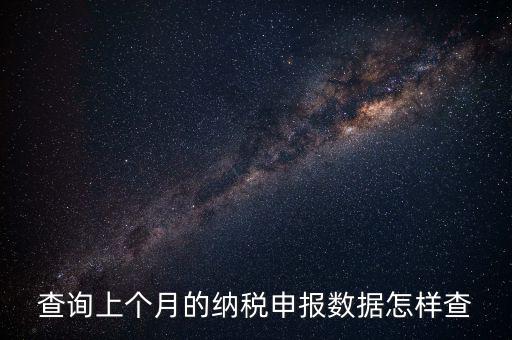 如何查詢湖南個(gè)稅申報(bào)明細(xì)，查詢上個(gè)月的納稅申報(bào)數(shù)據(jù)怎樣查