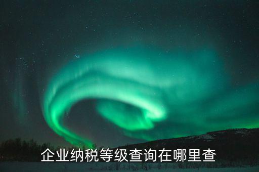如何查詢企業(yè)是否a級納稅，企業(yè)納稅等級查詢在哪里查