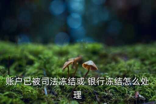 銀行帳戶被查封怎么辦,銀行//卡被凍結怎么辦?