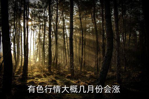 有色金屬什么時候漲，有色金屬礦行情啥時候才漲價