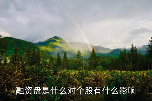 為什么一支股票有融資盤，融資盤是什么對個股有什么影響