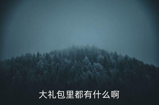 雙匯大禮包中有什么，大禮包里都有什么啊