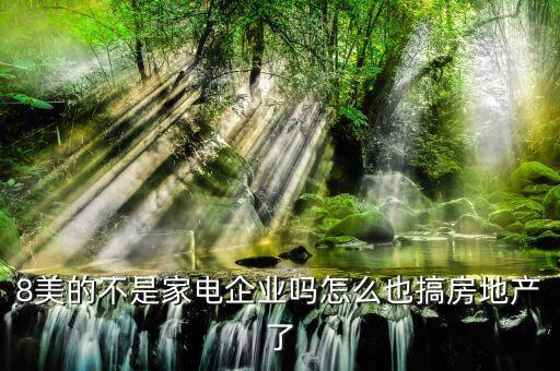 8美的不是家電企業(yè)嗎怎么也搞房地產了