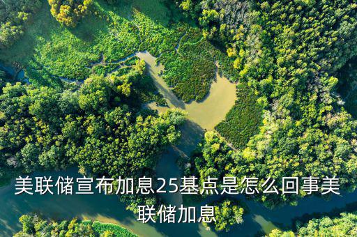 美聯(lián)儲為什么宣布加息，美聯(lián)儲宣布加息25基點是怎么回事美聯(lián)儲加息