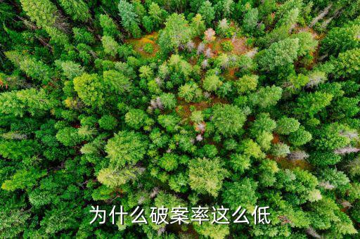 無罪率為什么低，為什么現(xiàn)在的破案率這么低