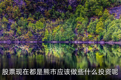 熊市投資什么，現(xiàn)在股票熊市我應(yīng)該做點什么投資項目呢