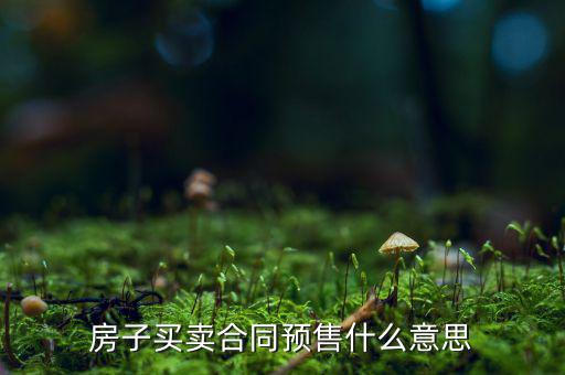什么是商品房預售回購，商品房回購面積是什么意思