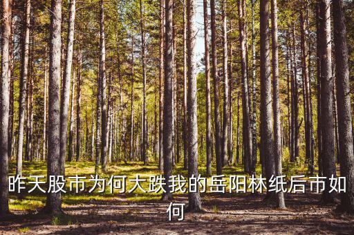 岳陽林紙為什么停牌，誰能告訴我這是怎么回事是停牌了嗎