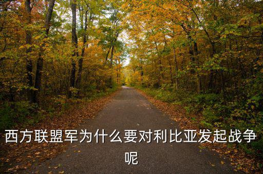 歐債危機下的法國為什么要發(fā)動利比亞戰(zhàn)爭，西方聯(lián)盟軍為什么要對利比亞發(fā)起戰(zhàn)爭呢