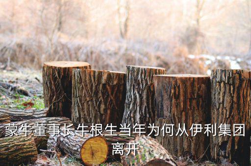 蒙牛董事長(zhǎng)牛根生當(dāng)年為何從伊利集團(tuán)離開