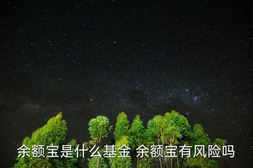 余額寶投資的是什么基金，余額寶是哪家基金管理公司