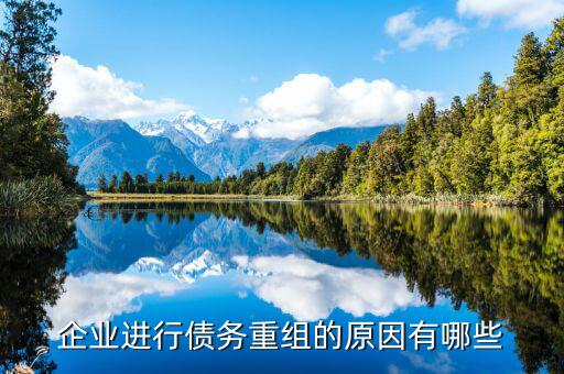 上市公司為什么要債務(wù)重組，企業(yè)為什么要進(jìn)行債務(wù)重組