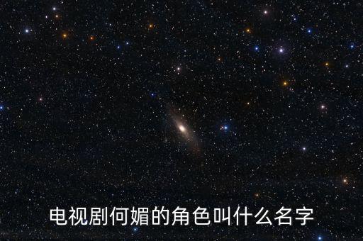 何媚與林騰蛟什么關(guān)系，電視劇何媚的角色叫什么名字