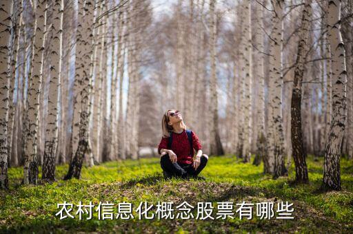 農(nóng)村富了什么股票，農(nóng)村信息化概念股票有哪些
