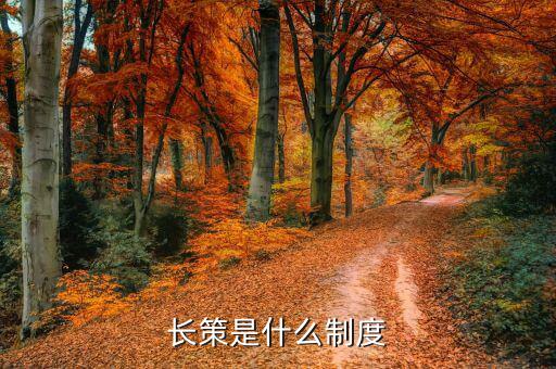 長(zhǎng)策指的是什么，長(zhǎng)策是什么制度