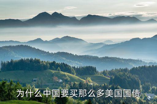 中國為什么美國國債，為什么中國一定要購買美國國債