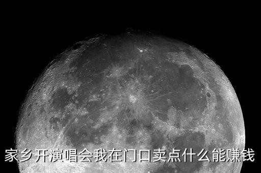 家鄉(xiāng)開演唱會我在門口賣點(diǎn)什么能賺錢