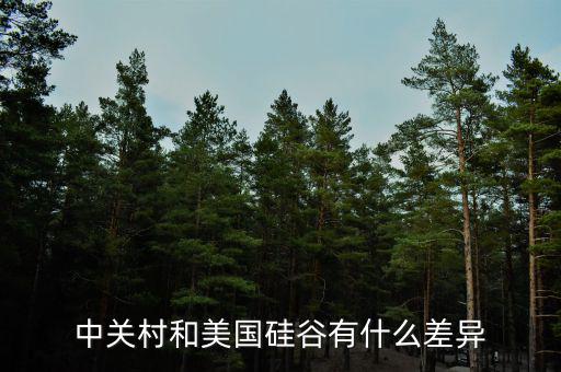 為什么中國的中關(guān)村變不成美國的硅谷，中國硅谷是