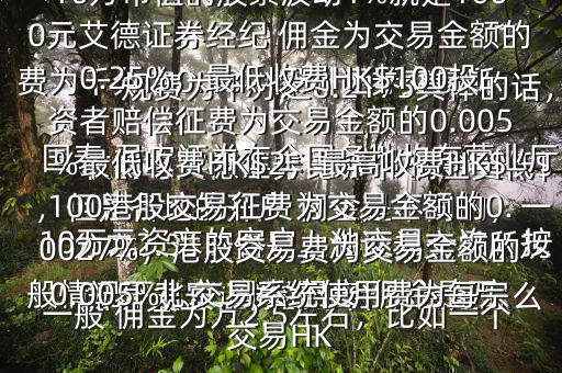  國(guó)泰 君安證券的平臺(tái) 傭金是怎么收的與艾德證券比哪個(gè) 傭金更低$ 國(guó)泰 君安證券在全國(guó)各地均有營(yíng)業(yè)廳，但是各地的開戶 傭金是不同的，一般情況下北京 國(guó)泰 君安 傭金是萬分之2.53，但是上海證券交易所規(guī)費(fèi)為千分之0.18，深圳證券交易所規(guī)費(fèi)為千分之0.2175具體的話，一般 傭金為萬2.5左右，比如一個(gè)10萬元資產(chǎn)的客戶，他交易一次，按最高的 傭金比例也不過250元，而10萬市值的股票波動(dòng)1%就是1000元艾德證券經(jīng)紀(jì) 傭金為交易金額的0.25%，最低收費(fèi)HK$100投資者賠償征費(fèi)為交易金額的0.005%最低收費(fèi)HK$2，最高收費(fèi)HK$100港股交易征費(fèi)為交易金額的0.0027%，港股交易費(fèi)為交易金額的0.005%，交易系統(tǒng)使用費(fèi)為每宗交易HK