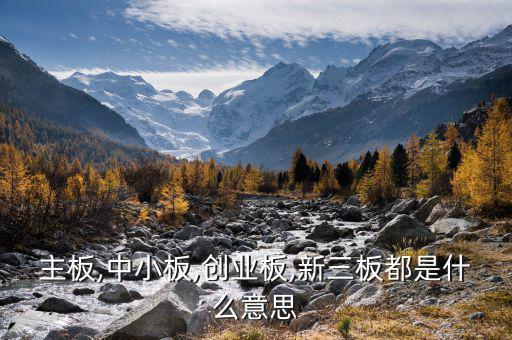 中小板中怎么看出是否民營,中小板、創(chuàng)業(yè)板、主板是什么意思?