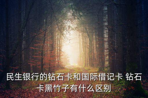 民生銀行小鬼當家卡有什么好的，民生銀行為什么給我辦了張小鬼當家的借記卡