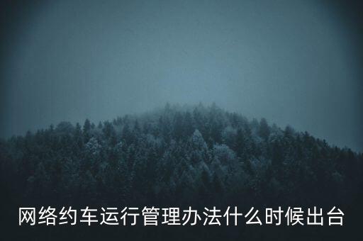 出租車改革什么時候公布，國家對出租車有什么政策改革方案