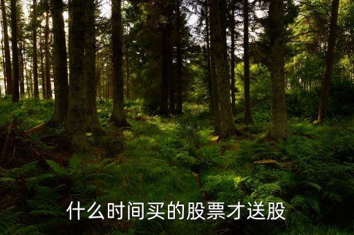 股票公司一般什么時(shí)候送股，什么時(shí)間買的股票才送股