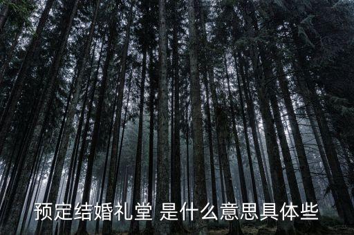 什么是婚禮堂，結(jié)婚禮堂結(jié)婚什么意思