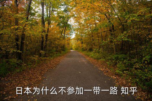 為什么不支持一帶一路，日本為什么不參加一帶一路 知乎