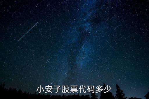 小安子是什么股票，小安子股票代碼多少