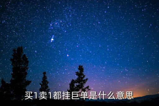 股票巨單放賣一價是什么意思，股票開盤跌停 有180萬手超大單在賣一什么意思