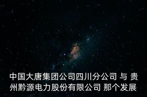 黔源電力是做什么的，想知道 安順市 普定黔源電站 在哪
