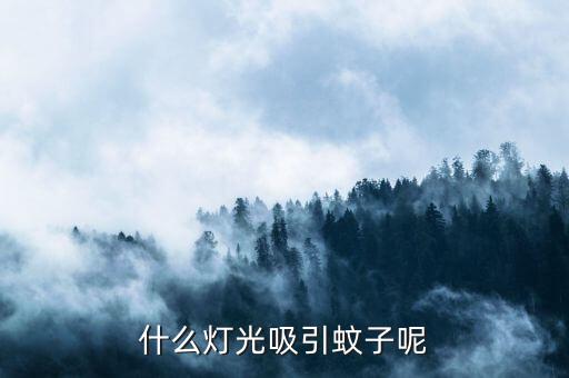 什么光譜燈吸蚊子，什么燈光吸引蚊子呢