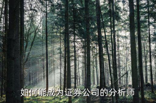 如何成為證卷分析師需要什么專(zhuān)業(yè)，想成為證券分析師對(duì)學(xué)歷有什么要求