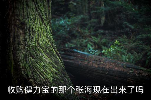 收購健力寶的那個張?，F(xiàn)在出來了嗎