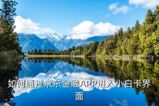 登陸京東金融后進入什么頁面，京東金融app借錢界面在哪里啊