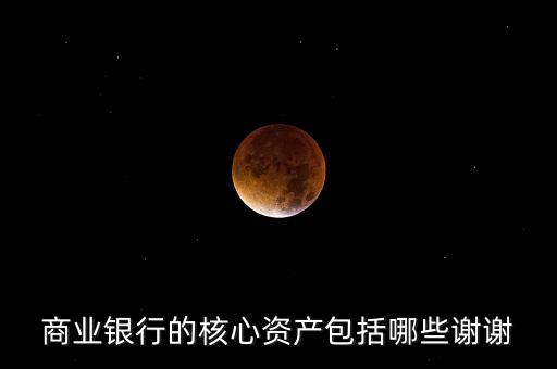 商業(yè)銀行的核心資產包括哪些謝謝