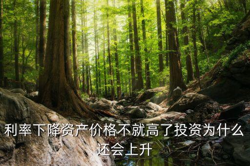 為什么利率下降投資會增加，為什么利率下降會導致股價上升