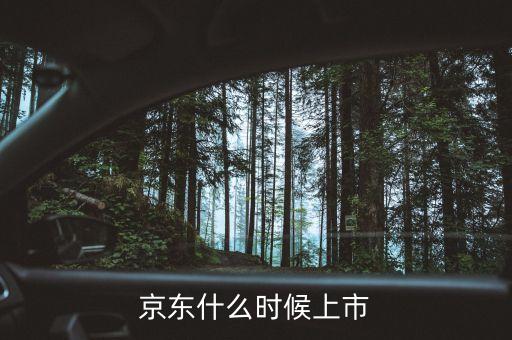 京東什么時間上市，京東什么時候上市