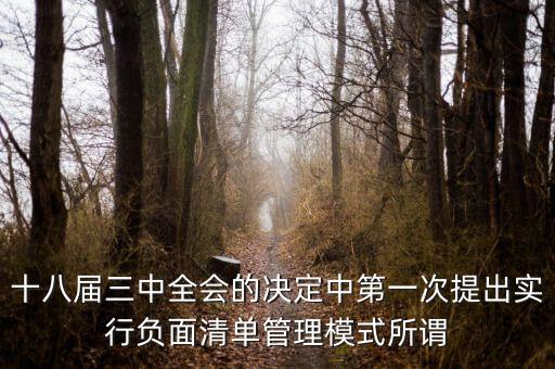 市場(chǎng)準(zhǔn)入負(fù)面清單制度是什么，為什么要制定市場(chǎng)準(zhǔn)入負(fù)面清單
