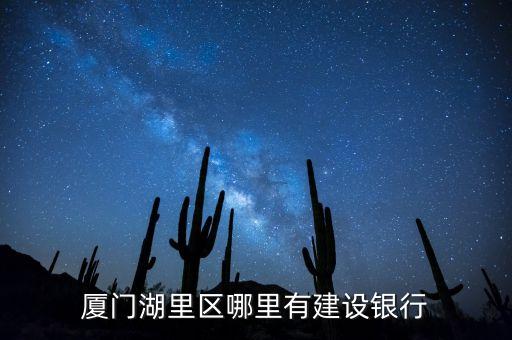 廈門湖里馬龍建行是什么銀行，廈門馬龍建設(shè)銀行叫什么支行