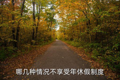 什么情況不能享受帶薪年休假，哪幾種情況不享受年休假制度