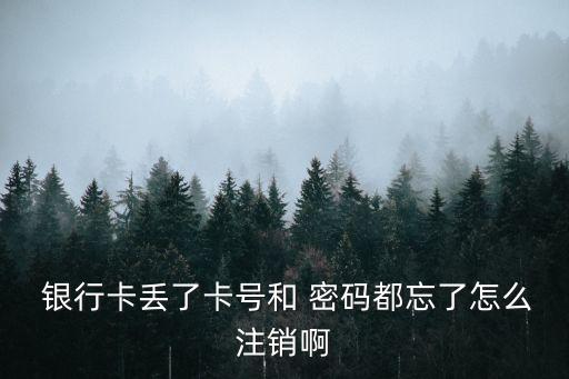 銀行賬戶忘記密碼能銷戶嗎,社?？ㄣy行賬戶忘記密碼怎么辦