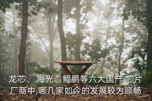龍芯、 海光、鯤鵬等六大國產(chǎn) 芯片廠商中,哪幾家如今的發(fā)展較為順暢