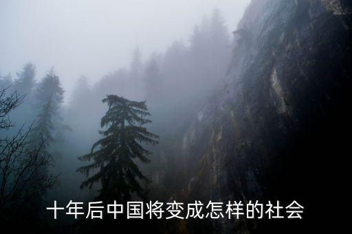 十年后中國將變成怎樣的社會(huì)