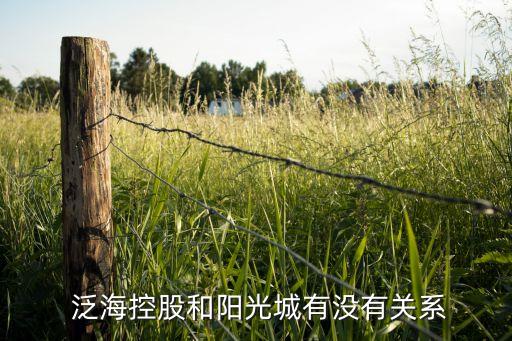  泛?？毓珊完?yáng)光城有沒(méi)有關(guān)系